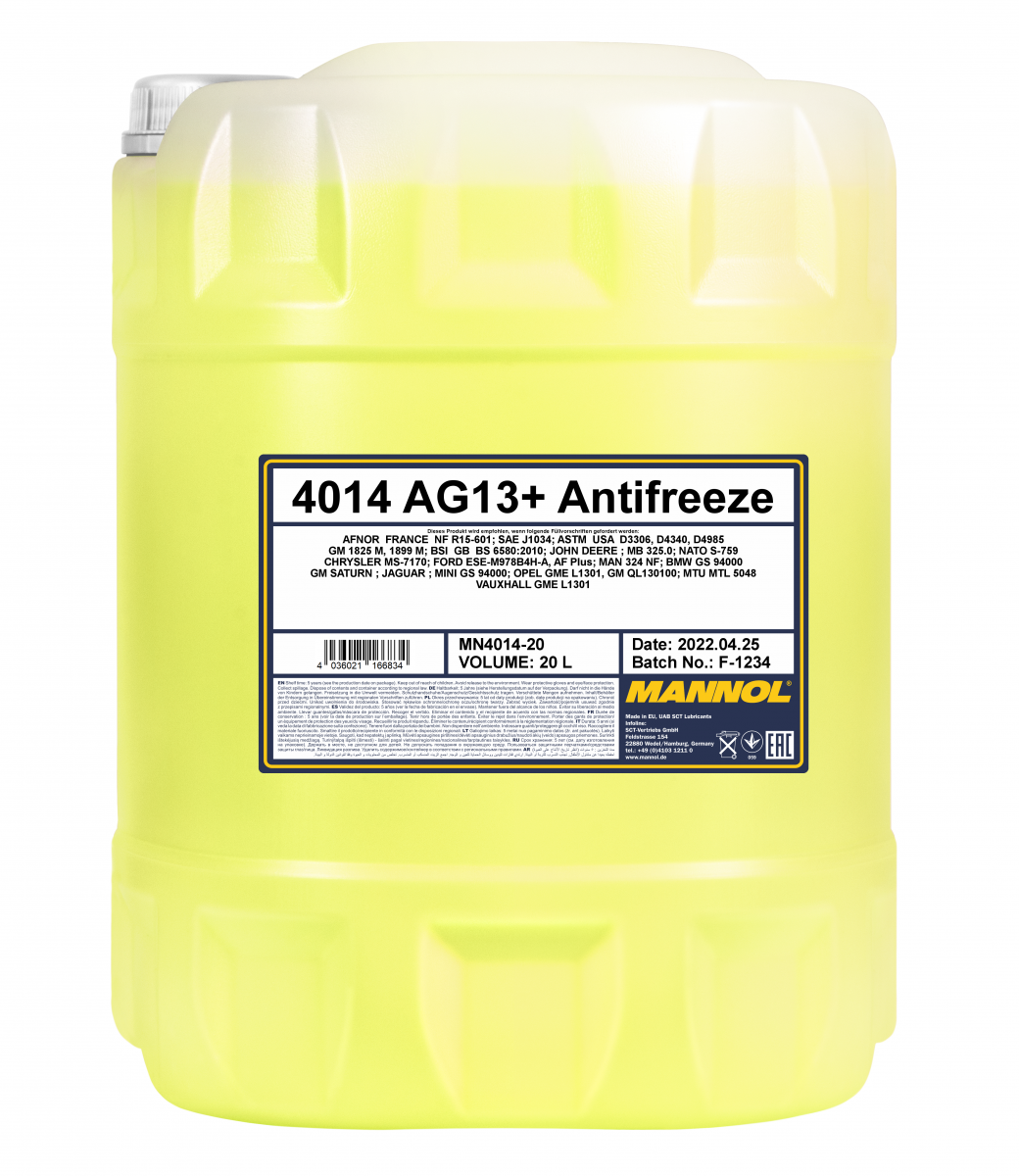 MANNOL ANTICONGELANTE AG13+ (-40 °C) Advanced